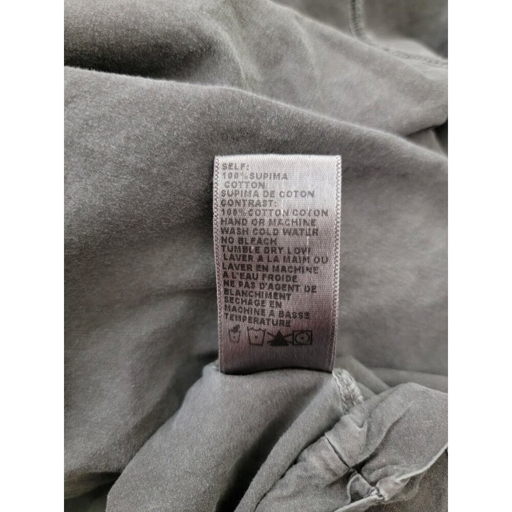James Perse Standard Womens Sleeveless Grey Supima Cotton Mini Tank Dress Size 1 - Picture 7 of 9